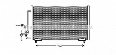 AVA QUALITY COOLING pe5184 -  Конденсатор, кондиционер
